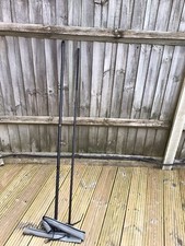 Dean Macey 9’ Extending Landing Net Pole & Bag Used Carp Fishing gear 