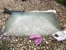 VINTAGE ART-DECO INDUSTRIAL STYLE GLASS FLAT ROOF SKYLIGHT / DOME 