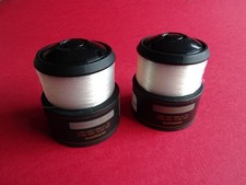 2X VERY GOOD USED SHIMANO AERO 5-7 SPARE SPOOLS (SPOOLS ONLY NO REEL)