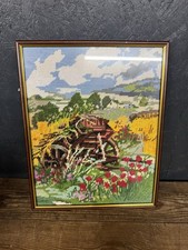 Vintage tapestry framed - tapestry,