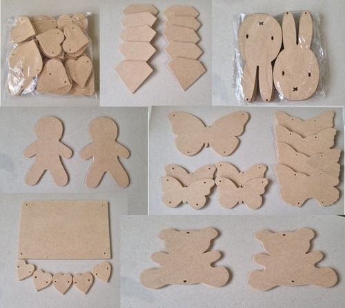 Mdf wooden shapes teddy - mdf, shapes,