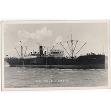 SS COLD HARBOR United States Freight Ship RP Postcard Unused