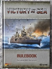 Victory at Sea Hardback Rulebook Book WWII Warlord Games 