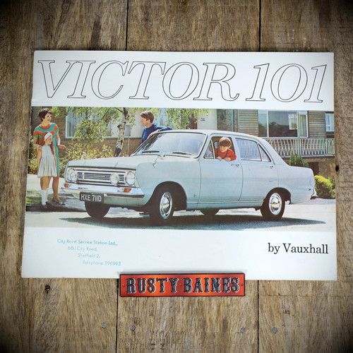 Vintage car brochure - brochure,, vauxhall