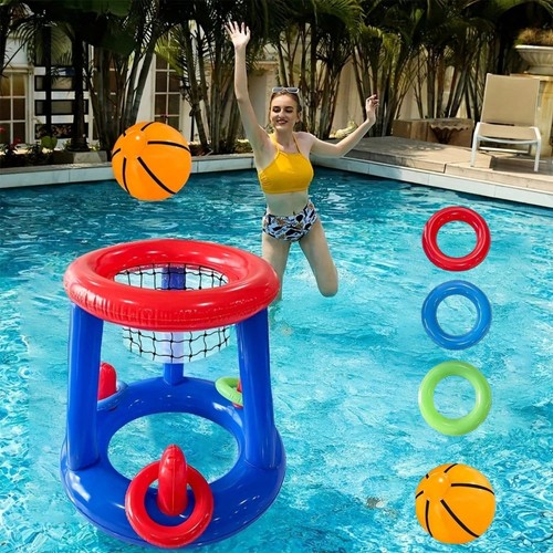 Inflatable basketball hoop set - inflatable,