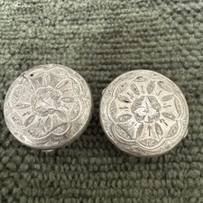 Two Antique Silver Bachelor