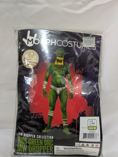 Kids green orc jaw dropper - kids,