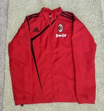 Vintage Red AC Milan Zip Up