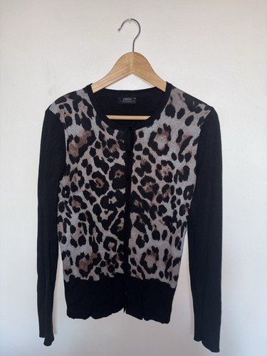 Papaya leopard print cardigan - leopard,