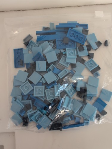 Lego blue tiles bundle - blue,