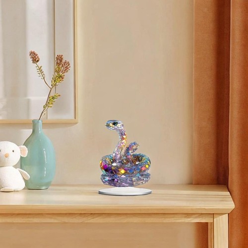 Flat colorful snake pattern - flat,