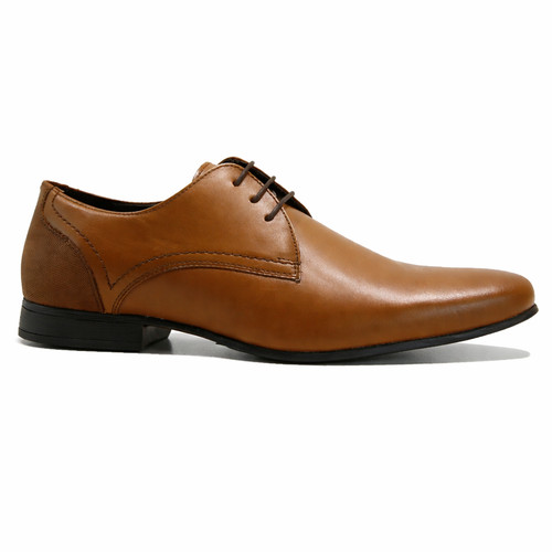 Mens leather lace casual - lace, up