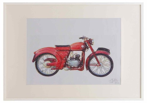 James comet 100 1956 framed - comet,