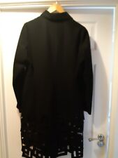 Sonia speciale  Ladies  Black wool coat 12 - 14 