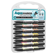 Letraset Aquamarker 12 Pen