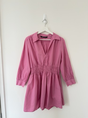 Zara pink smocked 100 - zara,