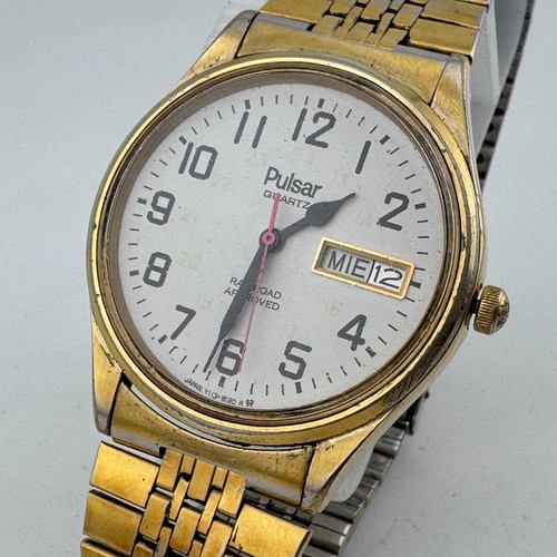 Vtg pulsar quartz - watch, men