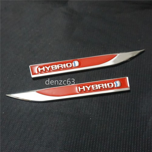 Pair silver chrome red hybrid - silver,