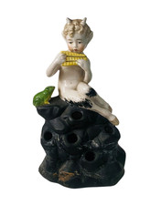 Art Deco Figural Flower Frog