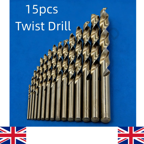 15pcs cobalt hss drill - cobalt,