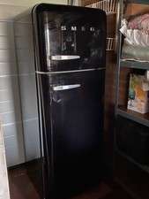 Smeg fridge freezer black FAB30QNE