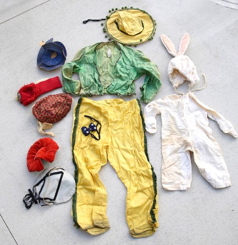 Antique halloween costumes lot - halloween,