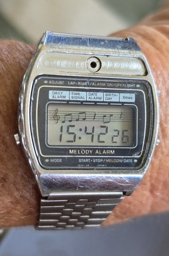 Vtg casio 1230 melody - melody, alarm