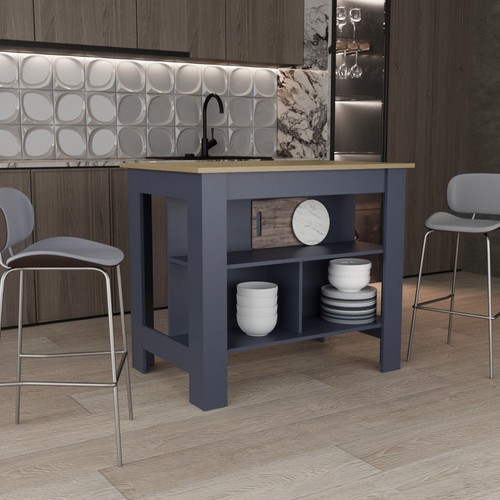 Kitchen island h - island, 35.3"