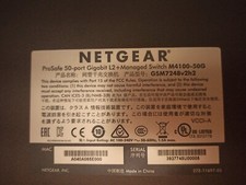 Netgear M4100-50G  GSM7248 V2H2 ProSafe 48-Port Gigabit Switch