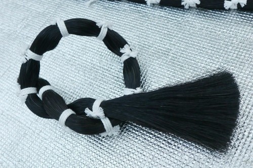 500g real black horse tail - horse,