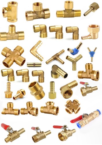 Metal brass straight hose - metal,