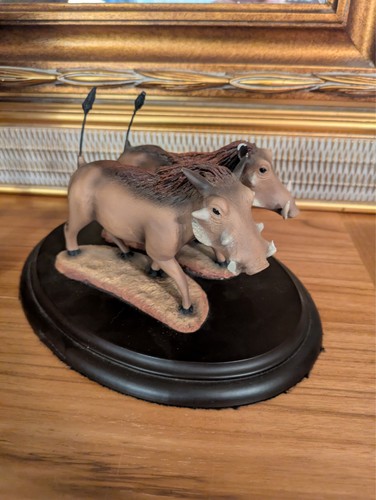 South african warthog - south, pair