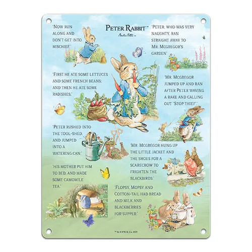 Peter rabbit story mini - rabbit, metal