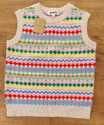 Nwt boden edie fair isle - boden,
