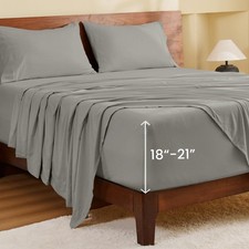 4-Pcs King Size Sheets Set