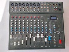 PA MIXER, 2 MICS AND LEADS, PLUS BASIC WIRELESS SYSTEM FOR INSTRUMENT