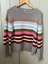 Beck Sondergaard Stripe Wool Mix Jumper, Size L