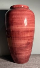 Vintage Red Large Vase Great Conditions Decorative Piece