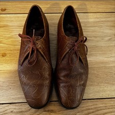 Grenson Footmaster Genuine Gazelle Leather Made In England Men's Shoes  7.5/Fx