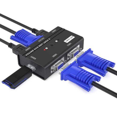Vga kvm switch port - vga, usb