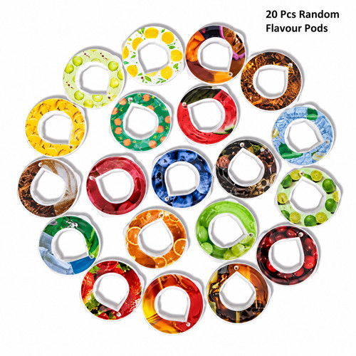 20pcs flavour pods pack fruit - 20pcs,