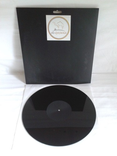 Black acrylic turntable - black,