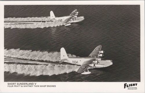 Short sunderland flying - short, v