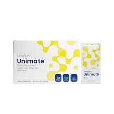 Unicity Unimate (30 Sachet) Lemon Flavored Yerba Mate Drink Mix