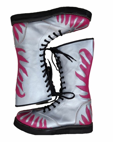 Pro wrestling boots silver - pro,