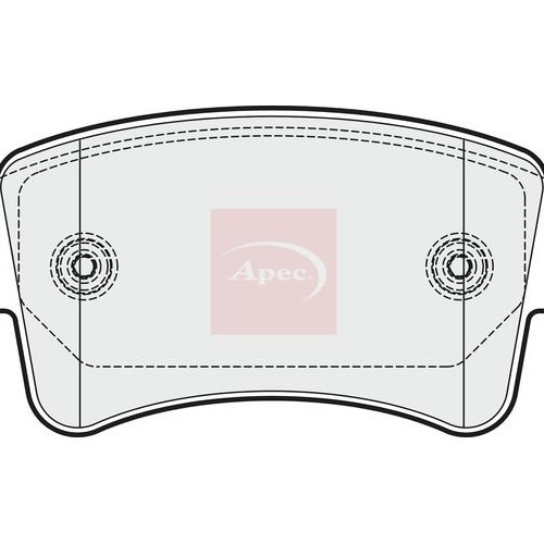 Apec brake pad set - pad, set,