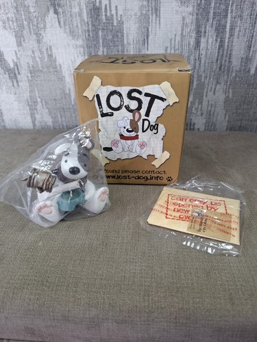 Vintage lost dog figurine - dog,