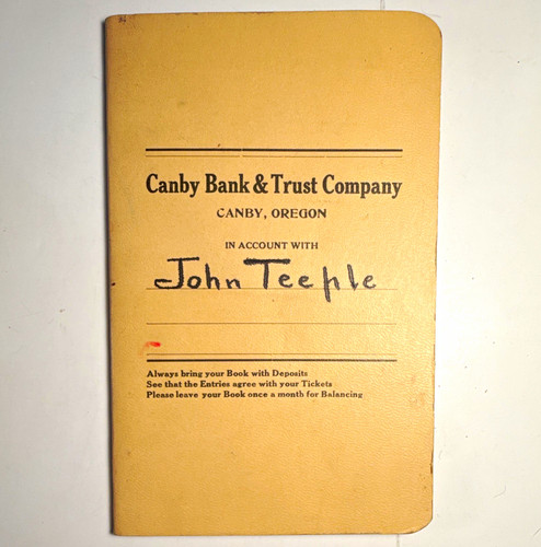 Vintage canby bank trust - canby, &