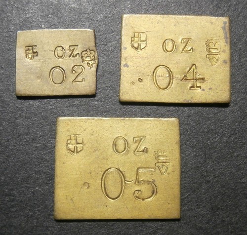 Coin weights 04 - x3, .02