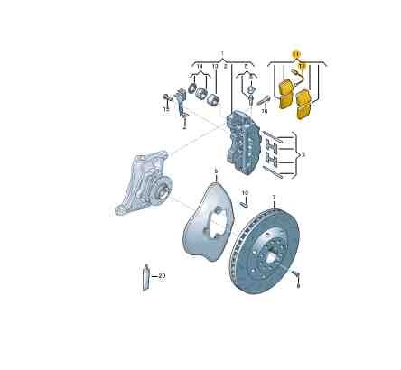Audi spyder front brake - 4s,